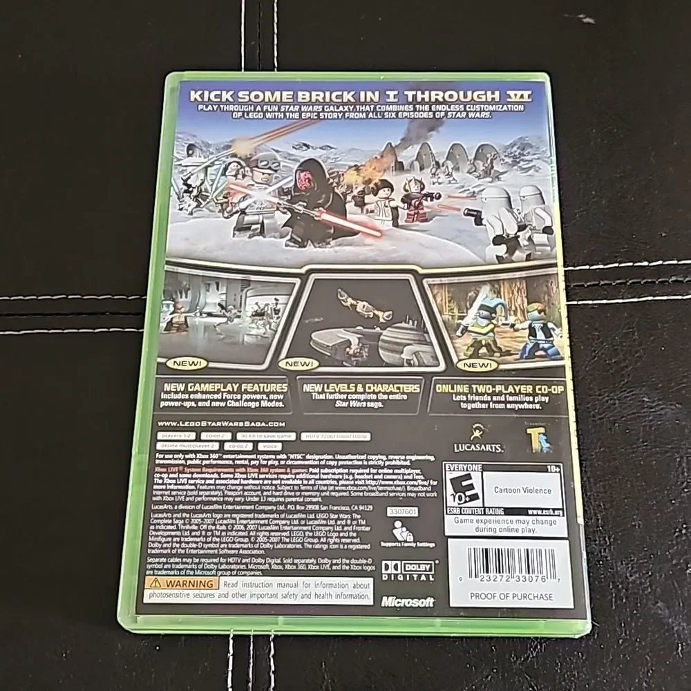 XBOX 360 LEGO STAR WARS The COMPLETE SAGA Video Game